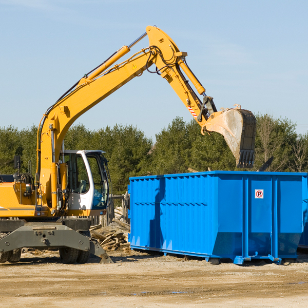 what size residential dumpster rentals are available in Bergland Michigan